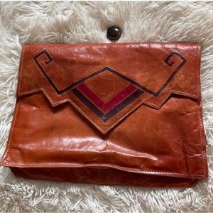 Envelope Clutch (Genuine Leather)